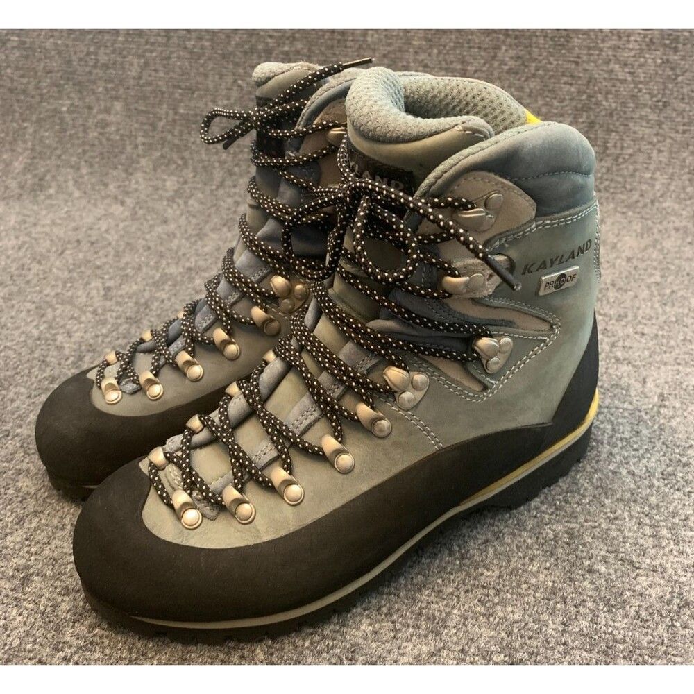 Kayland Boots Womens 5 US 38 EU Multi-Traction Suede Hiking Vibram Waterproof
